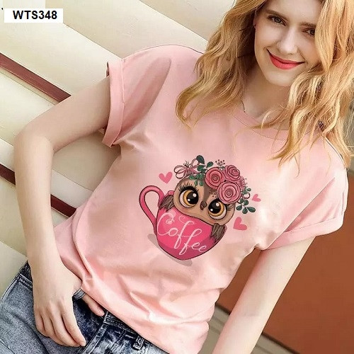 Premium Cotton Short Sleeve T-Shirt for Women WTS345